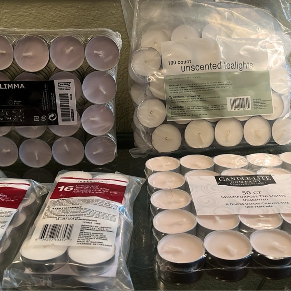 Assorted Tealight Candle Set
